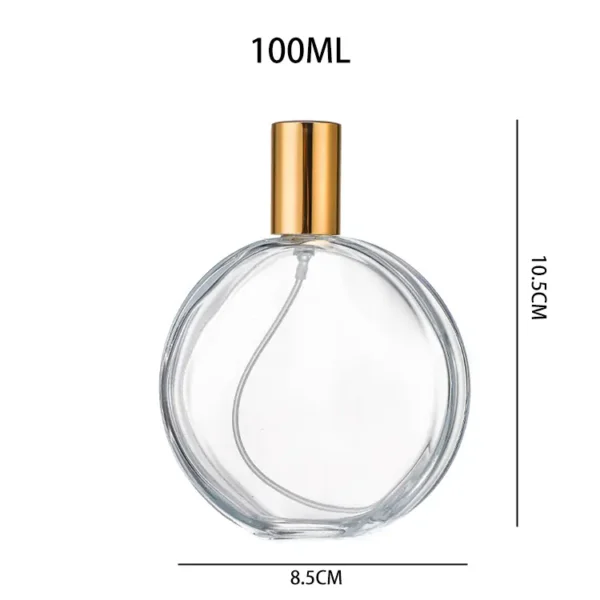 100ml Oblate Crimp Neck Perfume Bottle