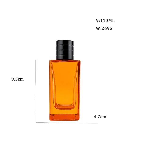 Wholesale 110ml Elegant Square Perfume Bottle