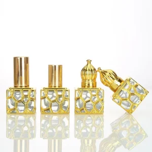 10ml/15ml Small Square-Shaped Attar Perfume Bottle