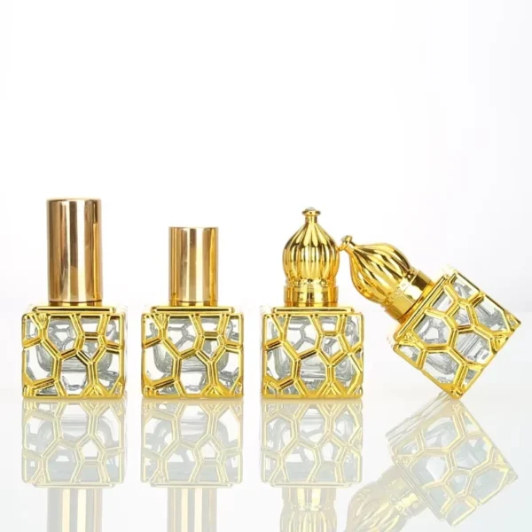 10ml/15ml Small Square-Shaped Attar Perfume Bottle