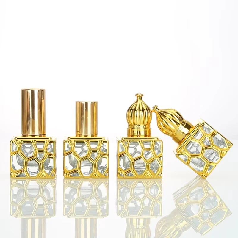 10ml/15ml Small Square-Shaped Attar Perfume Bottle
