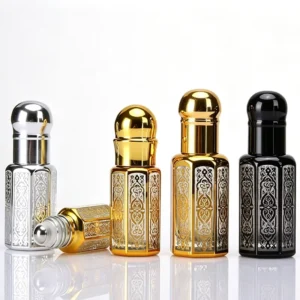 3ml Glass Attar Perfume Octagonal Bottle