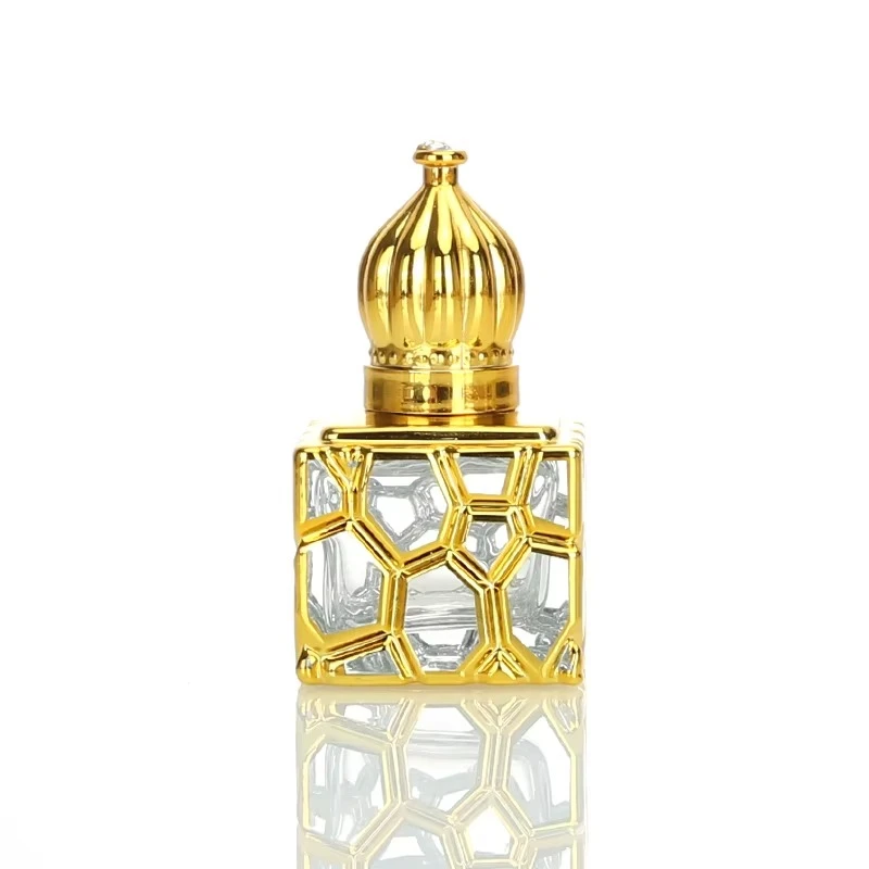 10ml/15ml Small Square-Shaped Attar Perfume Bottle