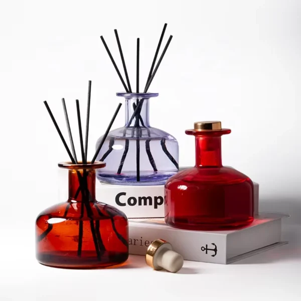 Wholesale Green 270ml Glass Aromatherapy Diffuser Bottle