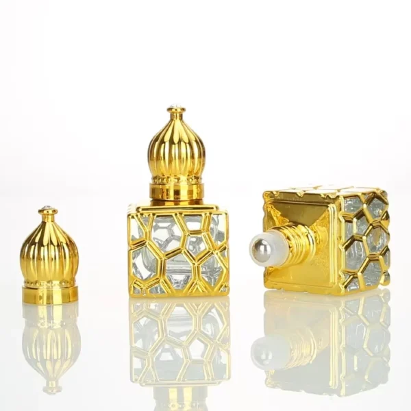 10ml/15ml Small Square-Shaped Attar Perfume Bottle