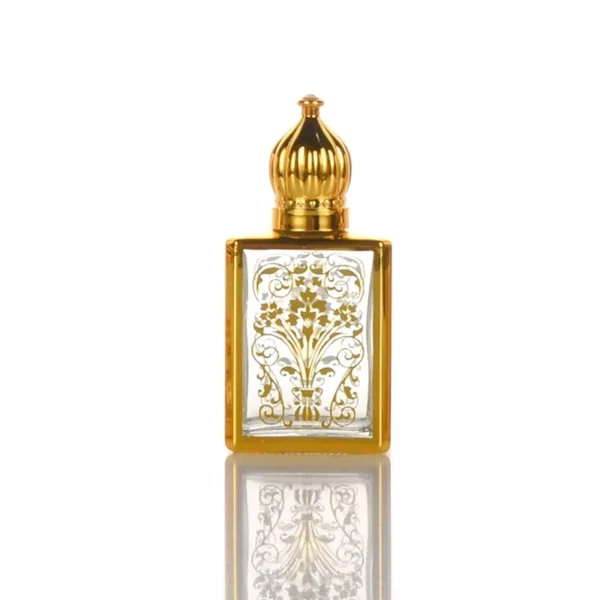 Rectangular Mini Dubai-Style Attar Perfume Roll-On Bottle