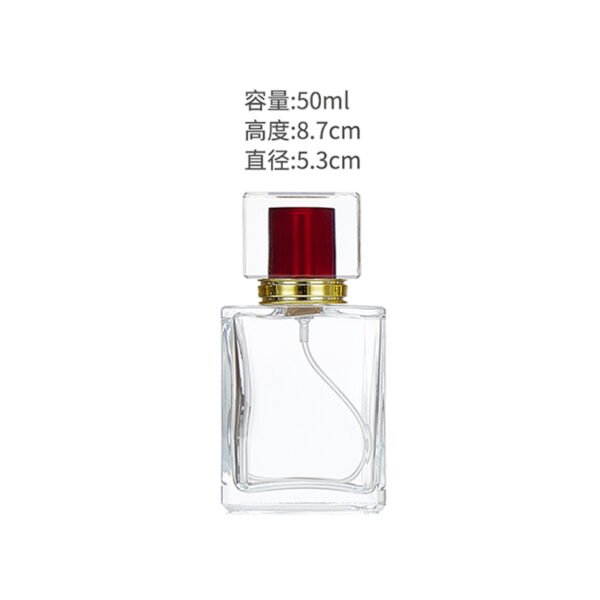Wholesale 30ml square clear glass bottles - Image 4