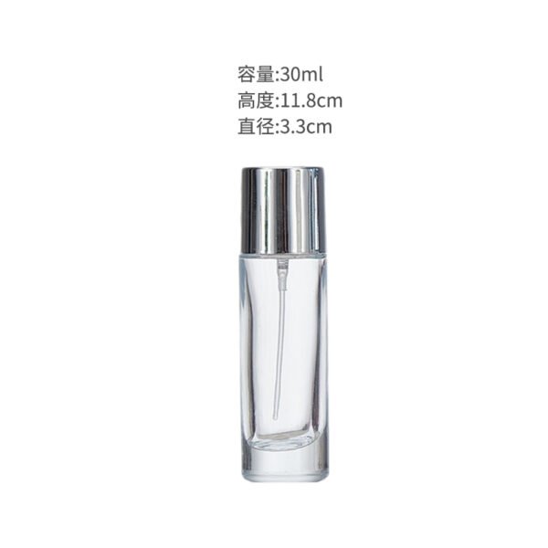 Wholesale supply of 20ml, 30ml and 60ml round, transparent glass bottles with screw caps - Image 6