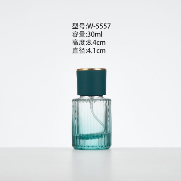 30ml and 50ml coloured threaded cylindrical perfume bottles - Image 4