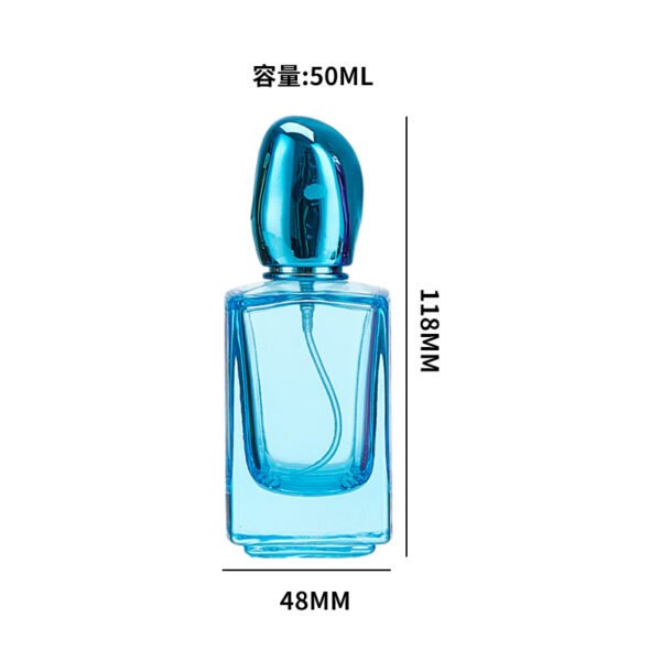 30ml coloured square glass perfume bottle - Image 5