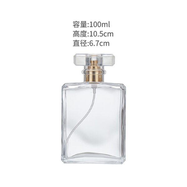 Wholesale 30ml, 50ml and 100ml square-shaped perfume bottles - Image 7