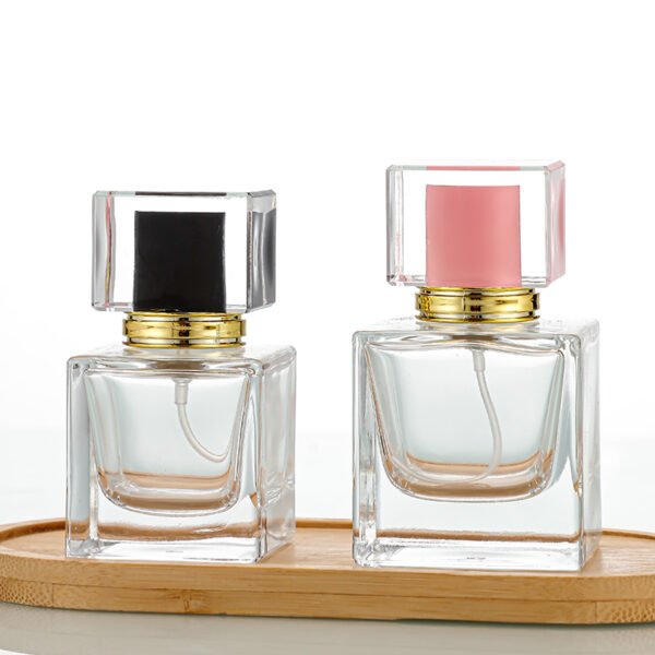 30ml, 50ml, 100ml square glass perfume bottles