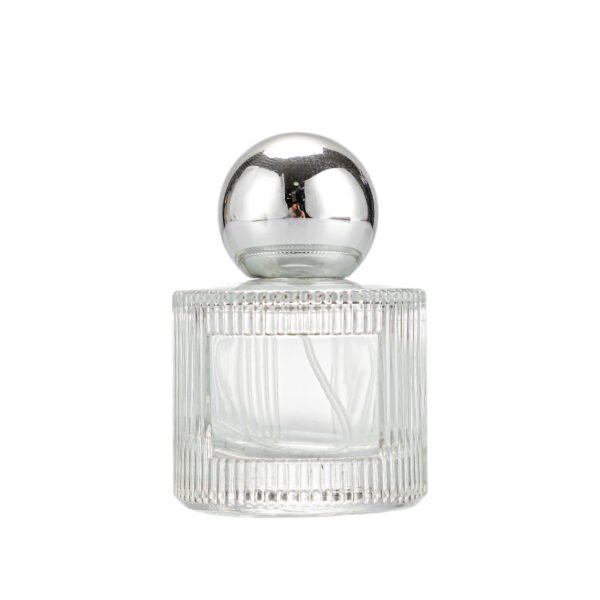 Wholesale 40ml striped cylindrical glass perfume bottles - Image 2
