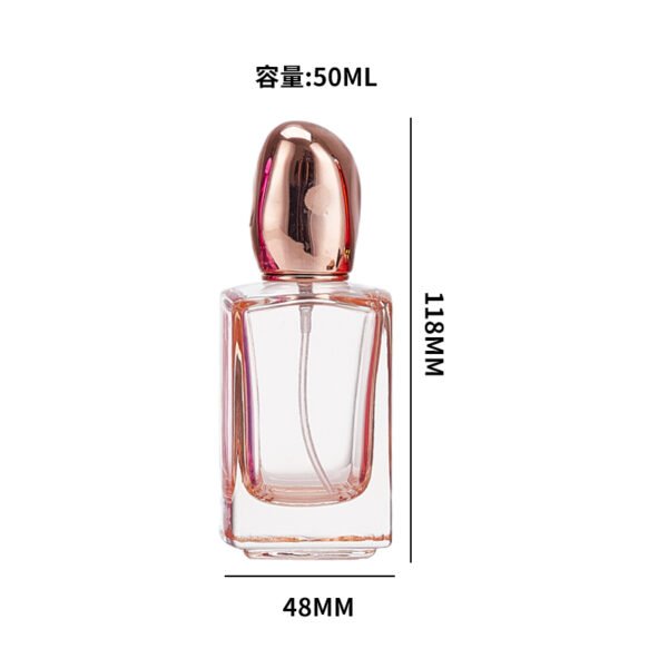 30ml coloured square glass perfume bottle - Image 6