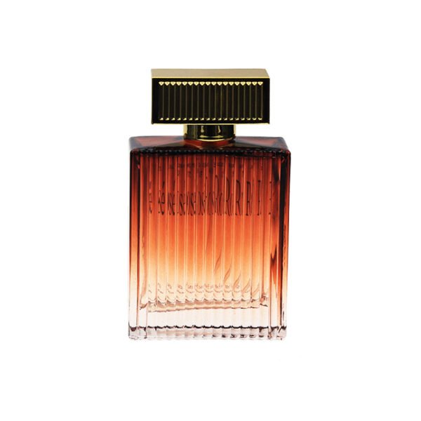 100ml rectangular striped perfume bottle