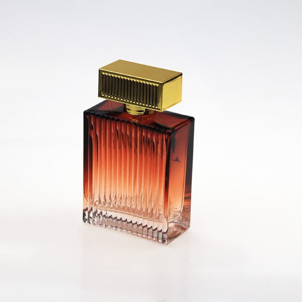 100ml rectangular striped perfume bottle - Image 3