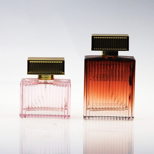100ml rectangular striped perfume bottle - Image 5