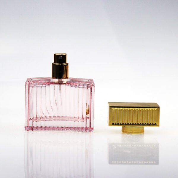 50ml square striped perfume bottle - Image 5