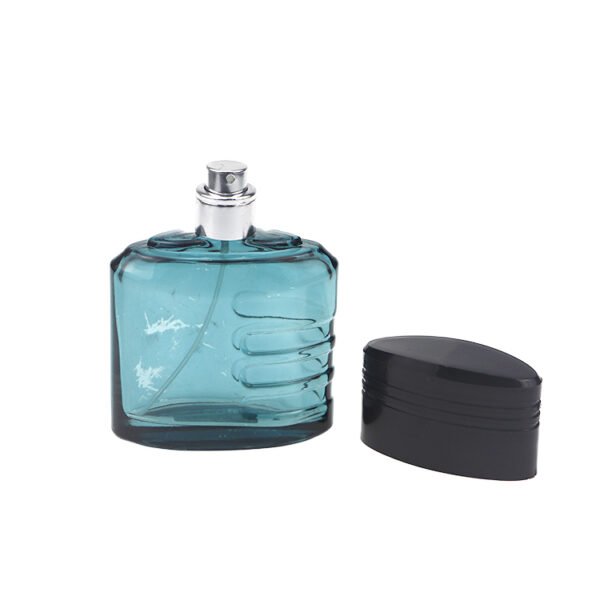 Customised 110ml irregularly shaped perfume bottles, complete with lids and spray heads - Image 2