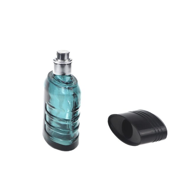 Customised 110ml irregularly shaped perfume bottles, complete with lids and spray heads - Image 4