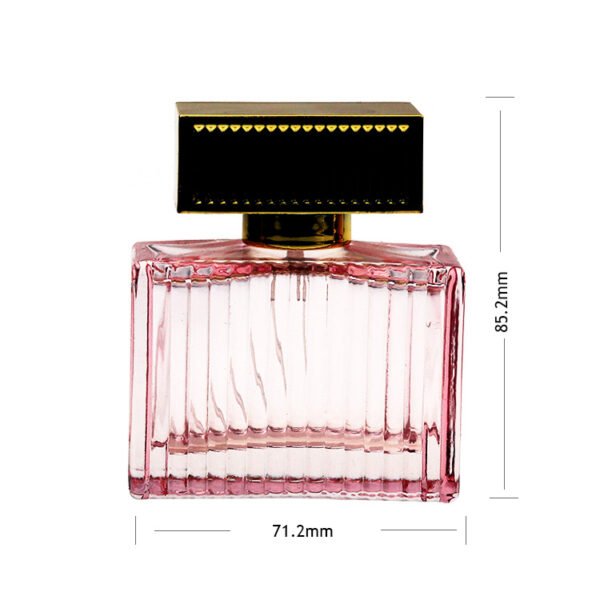 50ml square striped perfume bottle - Image 2