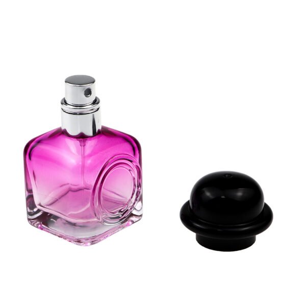 Customised 30ml, 50ml and 100ml uniquely shaped perfume bottles, complete with lids and spray heads - Image 3