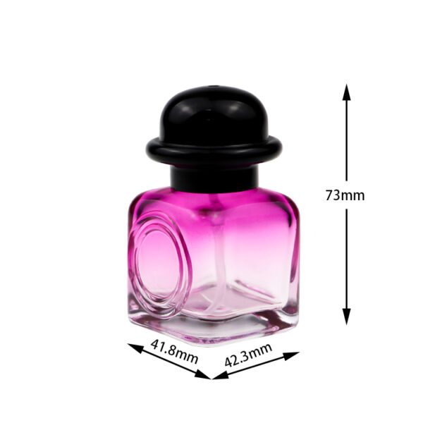 Customised 30ml, 50ml and 100ml uniquely shaped perfume bottles, complete with lids and spray heads - Image 5