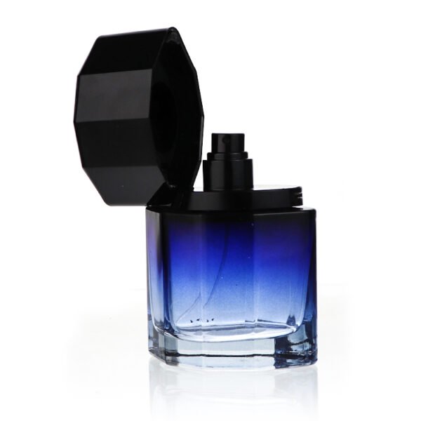 Customised 120ml irregularly shaped perfume bottles, complete with lids and spray heads - Image 2
