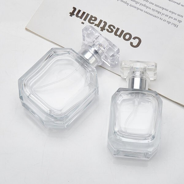 30ml, 50ml and 100ml rectangular glass perfume bottles - Image 2