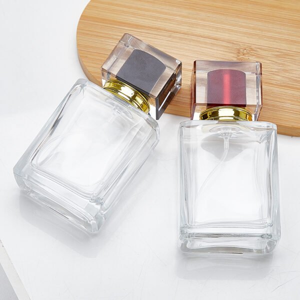 Wholesale 30ml square clear glass bottles - Image 2