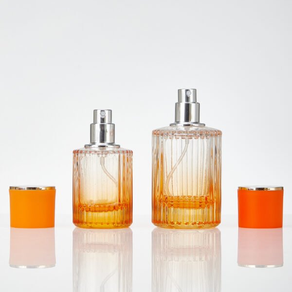 30ml and 50ml coloured threaded cylindrical perfume bottles - Image 3