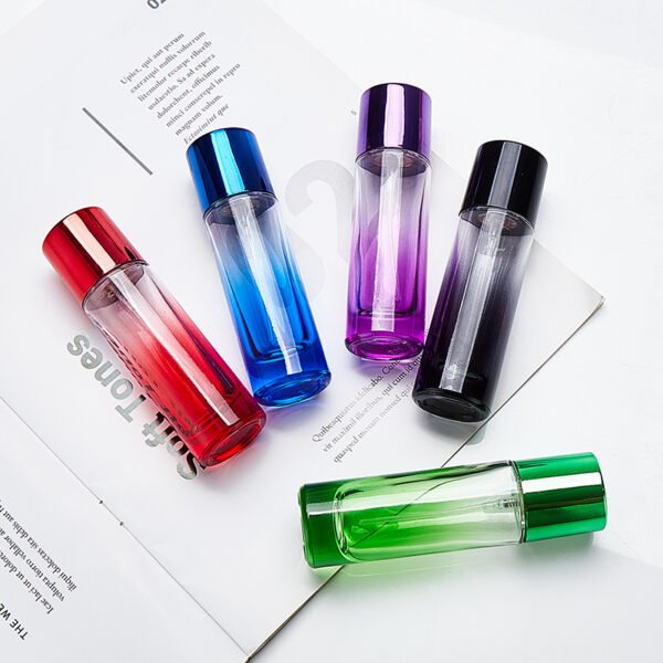 20ml and 30ml coloured cylindrical glass perfume bottles - Image 2