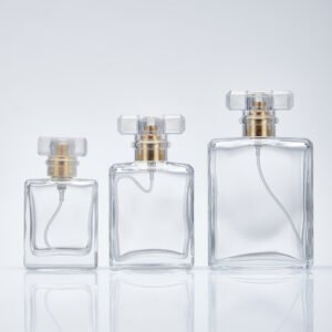 Wholesale 30ml, 50ml and 100ml square-shaped perfume bottles