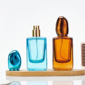 30ml coloured square glass perfume bottle