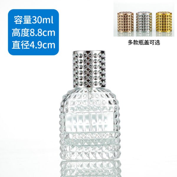 30ml, 50ml and 100ml glass perfume bottles - Image 3