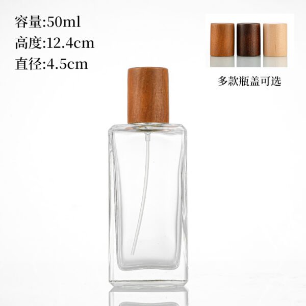 Wholesale 30ml and 50ml rectangular glass perfume bottles - Image 3
